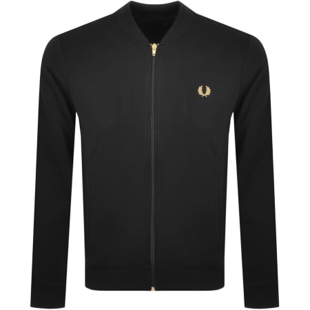 Product Image for Fred Perry Pique Track Top Black