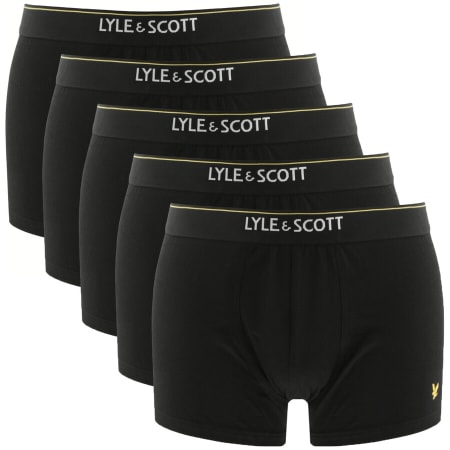 Product Image for Lyle And Scott Five Pack Boxer Shorts Black