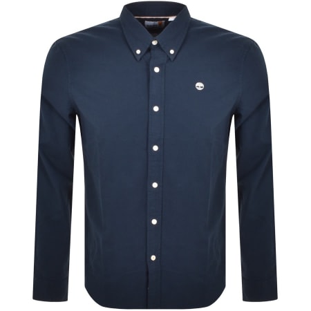 Product Image for Timberland Long Sleeve Slim Oxford Shirt Navy