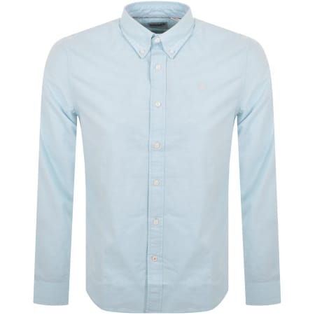Product Image for Timberland Long Sleeve Slim Oxford Shirt Blue