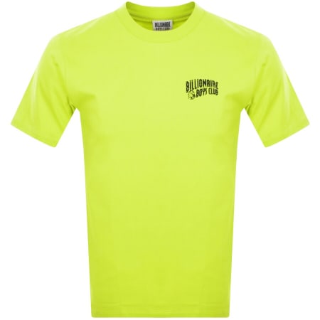Product Image for Billionaire Boys Club Arch Logo T Shirt Yellow