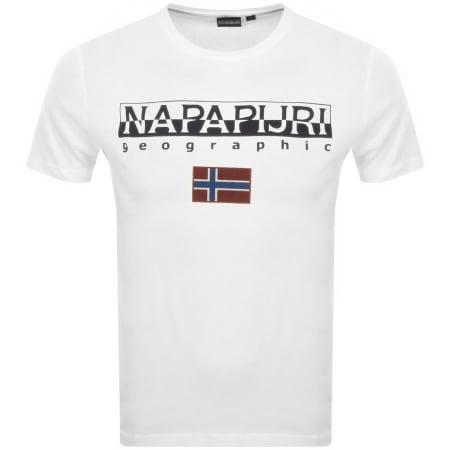 Product Image for Napapijri S Ayas Logo T Shirt White