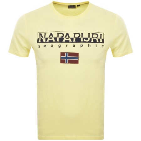 Product Image for Napapijri S Ayas Logo T Shirt Yellow