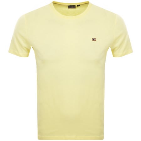 Product Image for Napapijri Salis Logo T Shirt Yellow