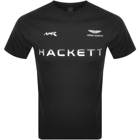 Product Image for Hackett Logo T Shirt Black