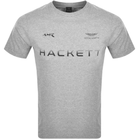Product Image for Hackett Logo T Shirt Grey