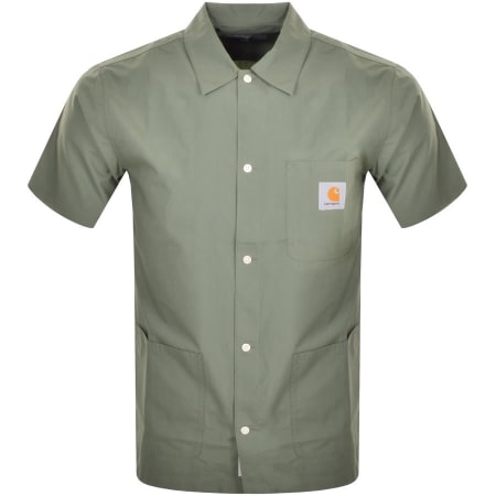 Product Image for Carhartt WIP Creek Short Sleeve Shirt Green