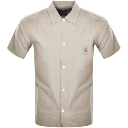 Product Image for Carhartt WIP Creek Short Sleeve Shirt Beige
