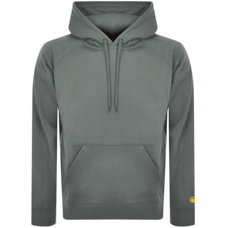 Product Image for Carhartt WIP Logo Hoodie Green