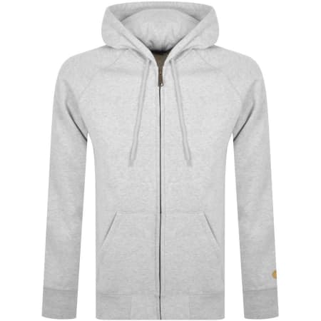 Product Image for Carhartt WIP Logo Hoodie Grey