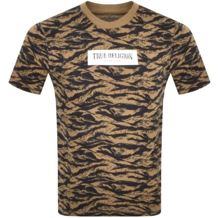 Product Image for True Religion Tiger Camo T Shirt Brown