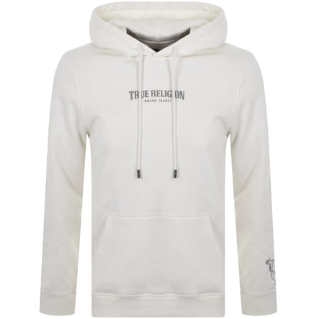 Product Image for True Religion Arch Logo Hoodie Cream