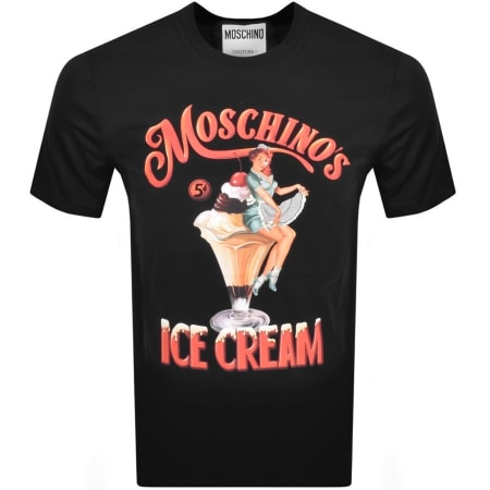 Product Image for Moschino Logo T Shirt Black