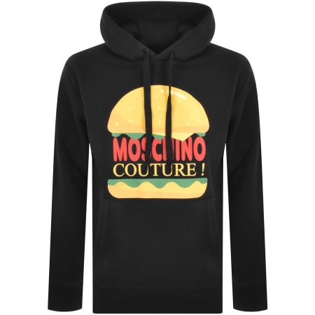 Product Image for Moschino Logo Hoodie Black