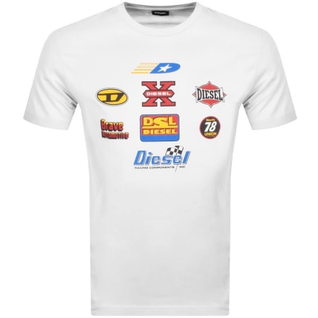 Product Image for Diesel T Just Logo T Shirt White
