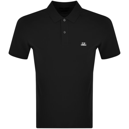 Product Image for CP Company Logo Polo T Shirt Black