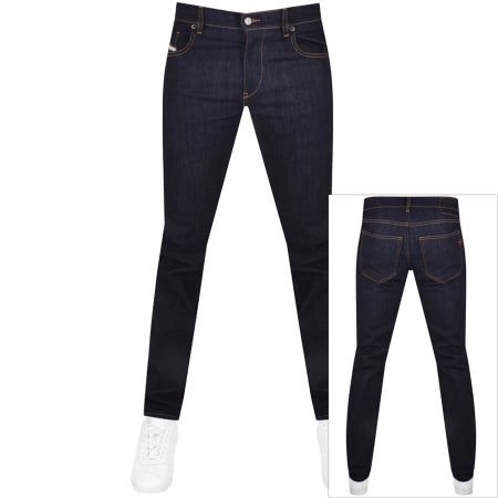 Product Image for Diesel D Strukt Slim Fit Dark Wash Jeans Navy