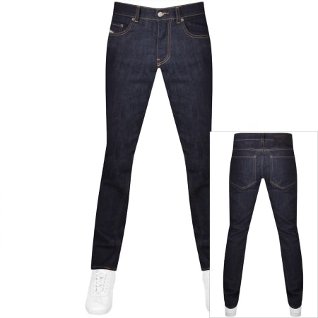 Product Image for Diesel 2021 Slim Fit Dark Wash Jeans Navy