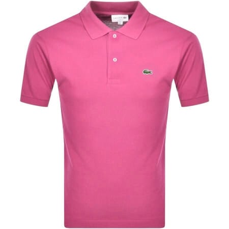 Product Image for Lacoste Short Sleeved Polo T Shirt Pink