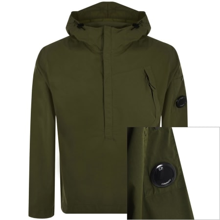 Product Image for CP Company Hooded Overshirt Khaki