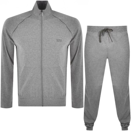 Product Image for BOSS Bodywear Lounge Full Zip Tracksuit Grey