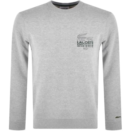Product Image for Lacoste Crew Neck Sweatshirt Grey