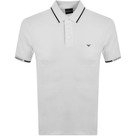 Product Image for Emporio Armani Short Sleeved Polo T Shirt White