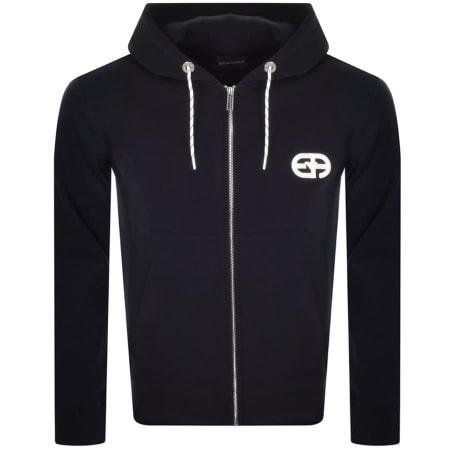 Product Image for Emporio Armani Full Zip Hoodie Navy