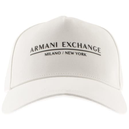 Product Image for Armani Exchange Logo Baseball Cap White