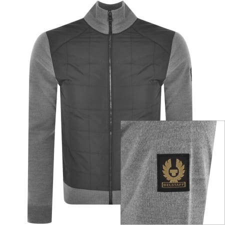 Product Image for Belstaff Kelby Full Zip Knit Cardigan Grey