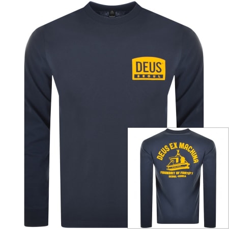 Product Image for Deus Ex Machina Daft Steady T Shirt Navy