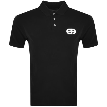 Product Image for Emporio Armani Short Sleeved Polo T Shirt Black