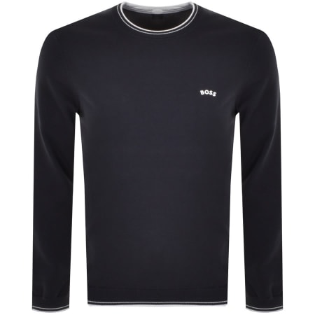 Product Image for BOSS Ritom Knitted Jumper Navy