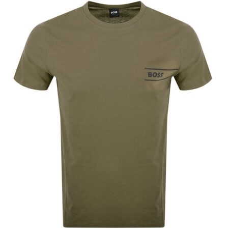 Product Image for BOSS RN24 Crew Neck T Shirt Green