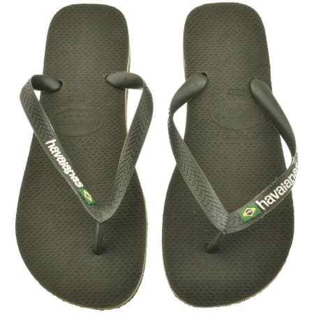 Product Image for Havaianas Brazil Logo Flip Flops Green