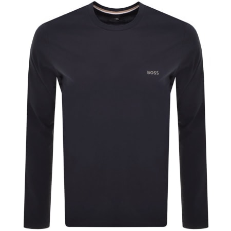Product Image for BOSS Lounge Long Sleeve T Shirt Navy