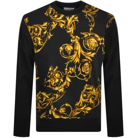 Product Image for Versace Jeans Couture Logo Sweatshirt Black