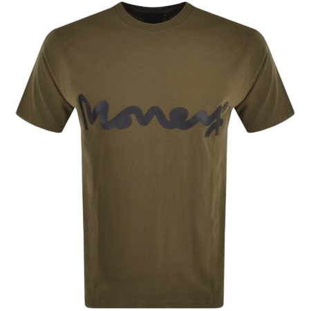 Product Image for Money Logo T Shirt Khaki