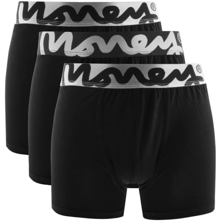 Product Image for Money 3 Pack Chop Boxer Shorts Black