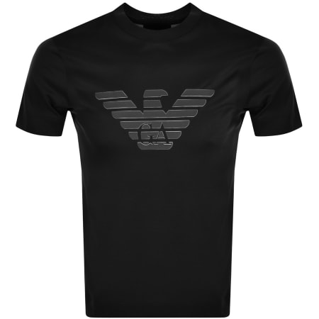 Product Image for Emporio Armani Crew Neck Logo T Shirt Navy