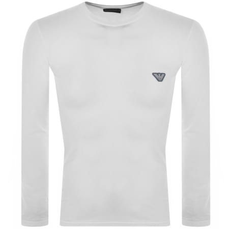Product Image for Emporio Armani Long Sleeve T Shirt White