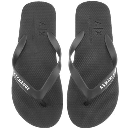 Product Image for Armani Exchange Logo Flip Flops Black