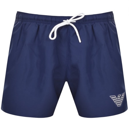 Product Image for Emporio Armani Logo Swim Shorts Navy