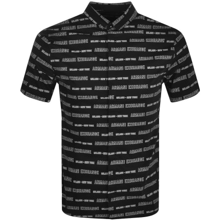 Product Image for Armani Exchange Short Sleeved Shirt Black