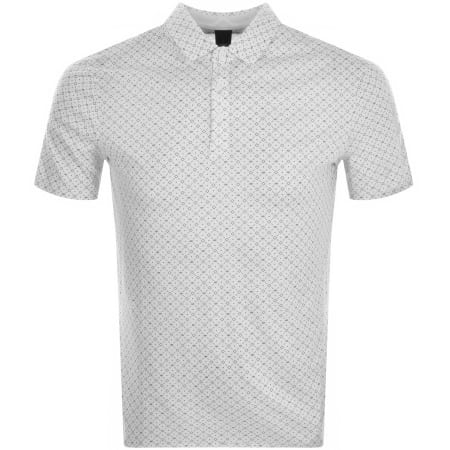Product Image for Armani Exchange Logo Polo T Shirt White