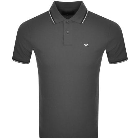 Product Image for Emporio Armani Short Sleeved Polo T Shirt Grey
