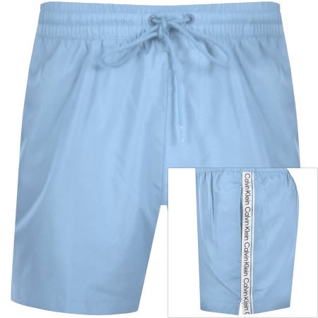 Product Image for Calvin Klein Logo Swim Shorts Blue