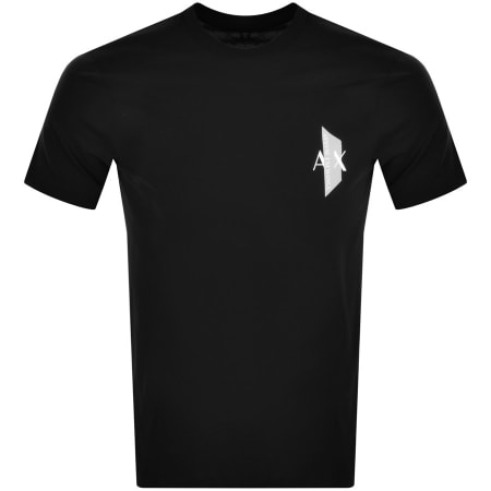 Product Image for Armani Exchange Crew Neck Logo T Shirt Black