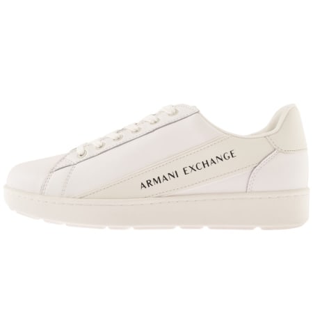 Product Image for Armani Exchange Logo Trainers White