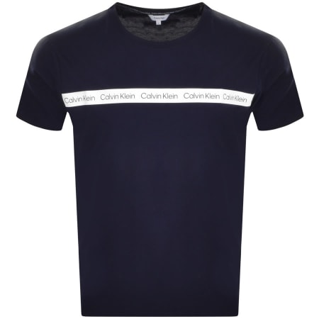 Product Image for Calvin Klein Short Sleeve Logo T Shirt Navy